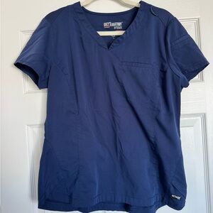 Grey's Anatomy Navy Scrub Top